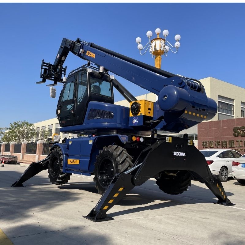 SOCMA HNTR4015-4Z رافعات تلسكوبية دوارة بوزن 4 طن وارتفاع 15 متر للاستخدام في البناء والصناعة